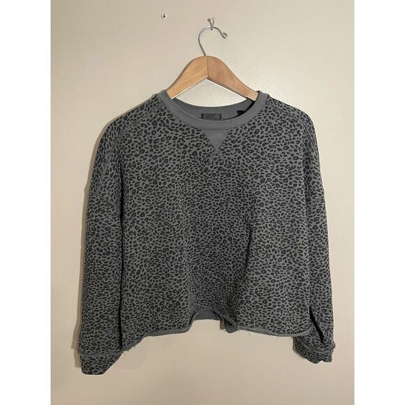 ATM Anthony Thomas Melillo Animal Leopard Print Sweatshirt‎ $298 Womens Medium - Picture 3 of 9